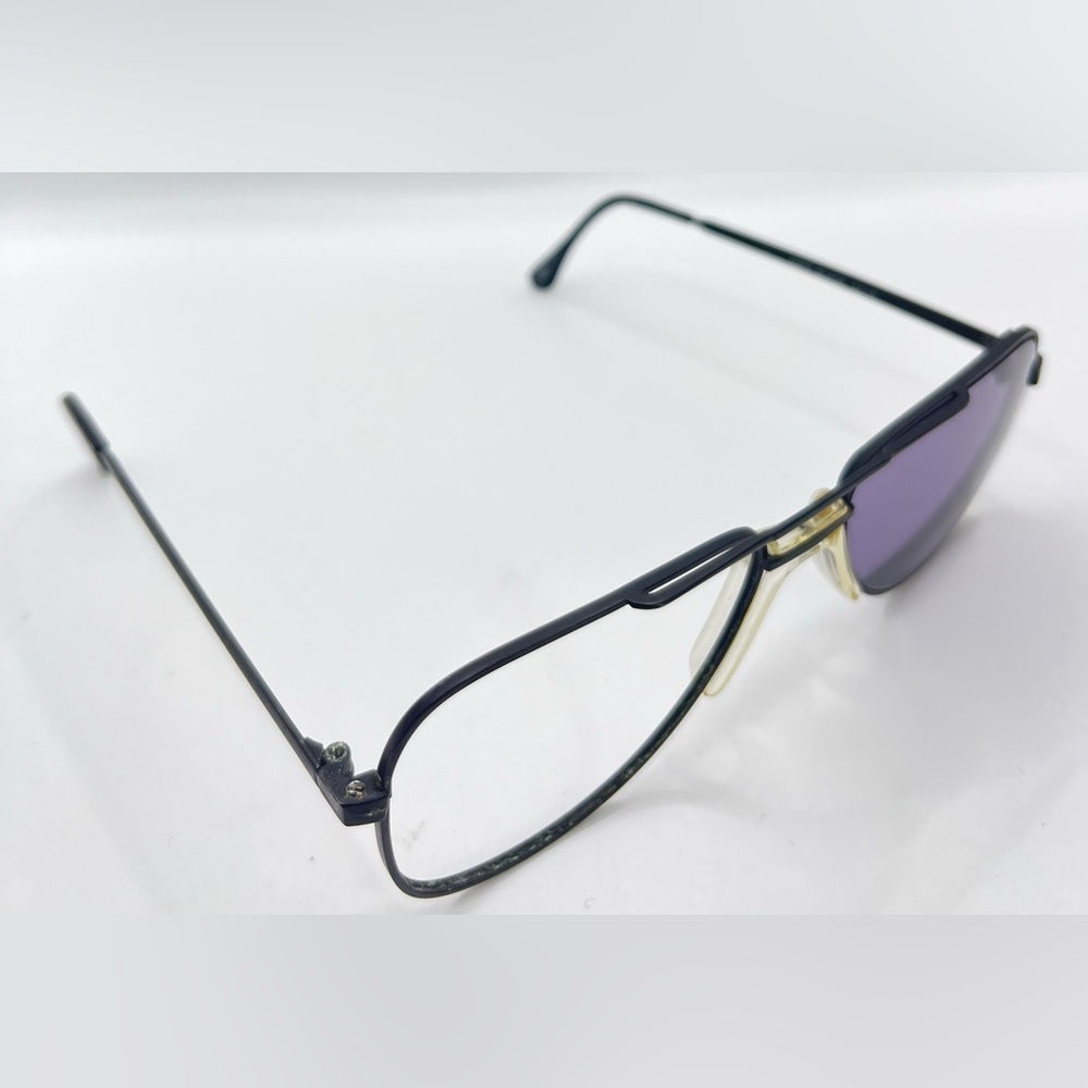 Vintage Zimco METS Black Pilot Sunglasses Frames Only